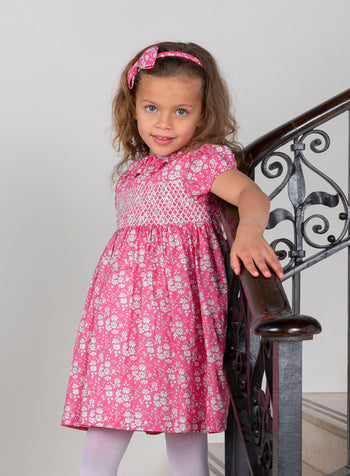 Capel Floral Smocked Party Dress