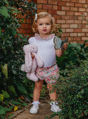 Lily Rose Bloomers Baby Bloomers in Coral Betsy