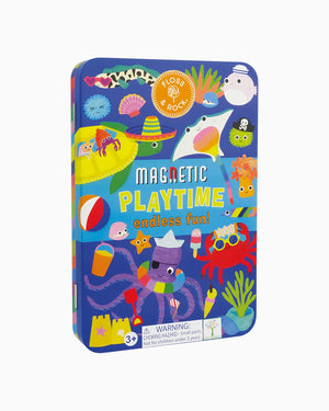 Floss & Rock Ocean Magnetic Playtime Tin