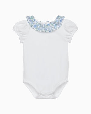 Baby Short-Sleeved Willow Bodysuit in Bluebell