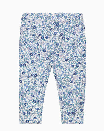 Confiture Leggings Baby Catherine Leggings in Blue Floral