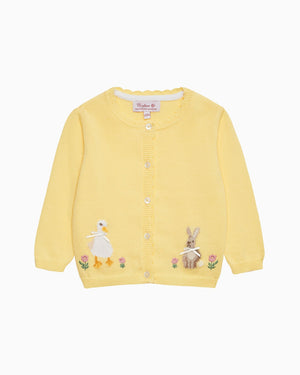 Baby Duck & Bunny Cardigan