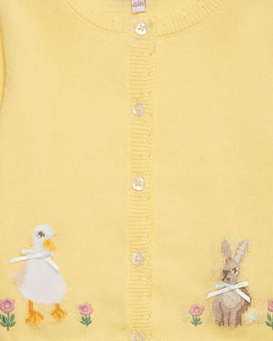 Baby Duck & Bunny Cardigan