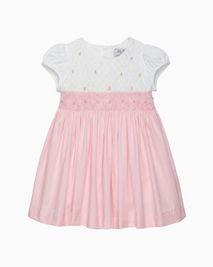 Lily Rose Dress Baby Rose Hand Smocked Dress in Pink