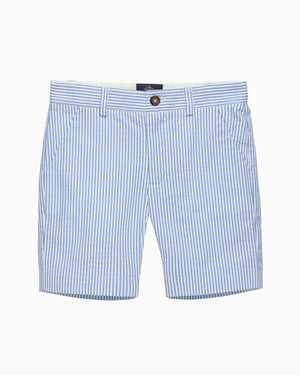 Theo Tailored Shorts in Blue Stripe