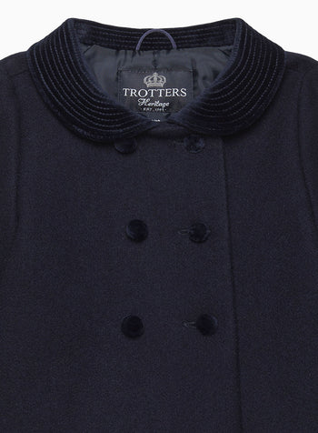 Baby Classic Coat in Navy