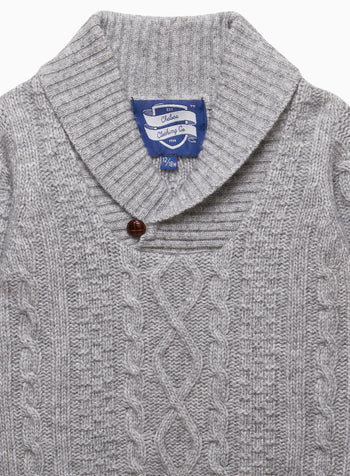 Baby Finn Shawl Collar Sweater