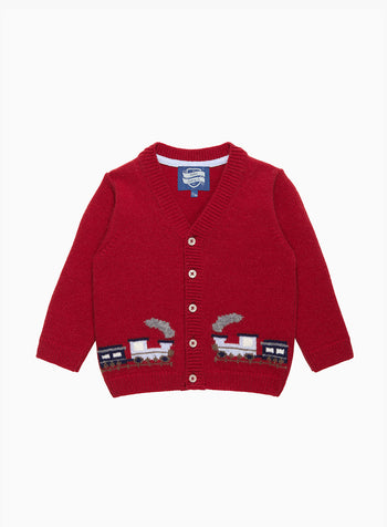 Baby Train Cardigan