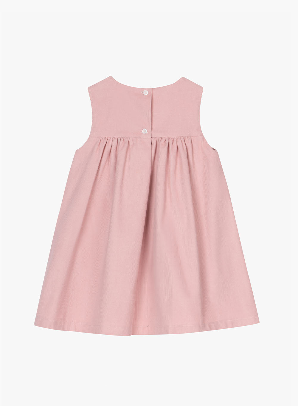 Baby Duck Smocked Pinafore in Pink Cord | Trotters London – Trotters ...