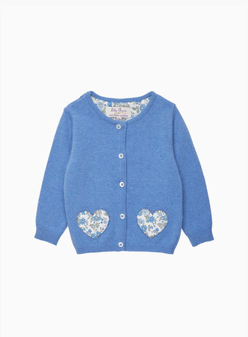 Baby Floret Heart Cardigan