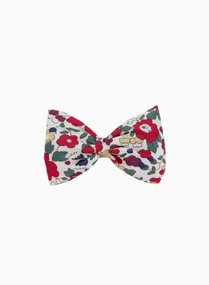 Bow Hair Clip in Red Betsy