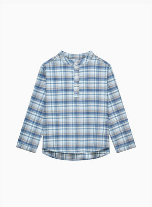 Oscar Shirt in Blue Check