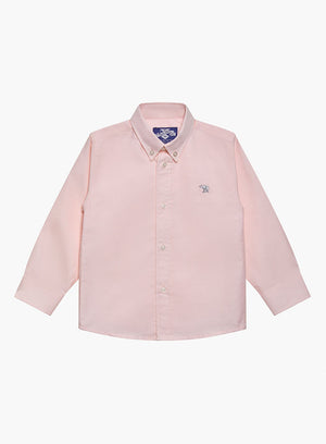 Thomas Shirt in Pale Pink Chambray