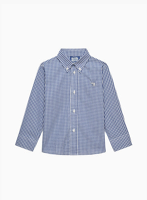 Thomas Shirt in Navy Gingham