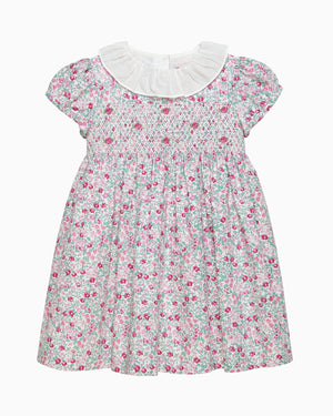 Confiture Dress Catherine Smocked Dress in Pink Floral