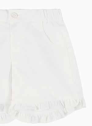 Frilly Twill Shorts