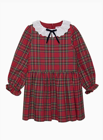 Tabitha Willow Dress in Red Plaid