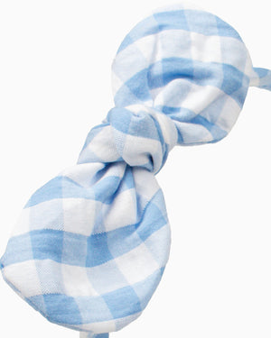 Lily Rose Alice Bands Big Bow Alice Band in Blue Gingham