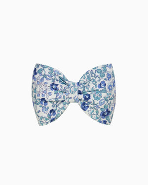 Bow Hair Clip in Blue Catherine