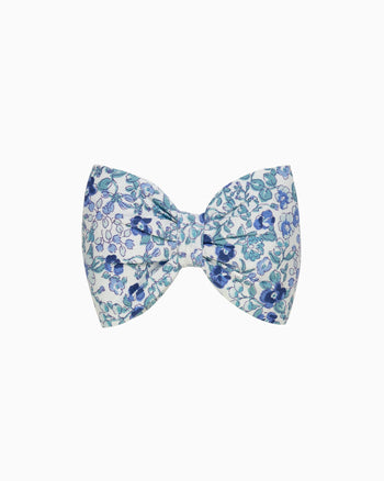 Bow Hair Clip in Blue Catherine