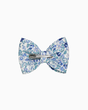 Bow Hair Clip in Blue Catherine