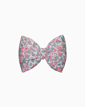 Lily Rose Clip Bow Hair Clip in Coco Cherry