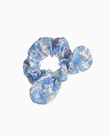 Lily Rose Scrunchie Bow Scrunchie in Blue Betsy