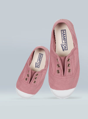 Hampton Canvas  Shoes Hampton Canvas Plum Plimsolls in Rosa