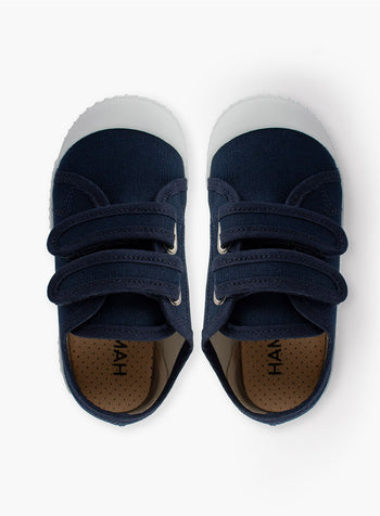 Hampton Canvas Portland Shoes in Navy