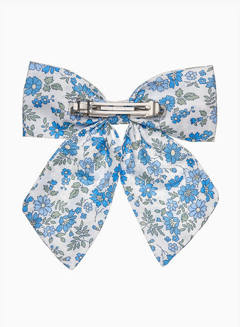 Bow Hair Clip in Floret