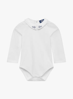 Baby Long Sleeved Monty Train Bodysuit