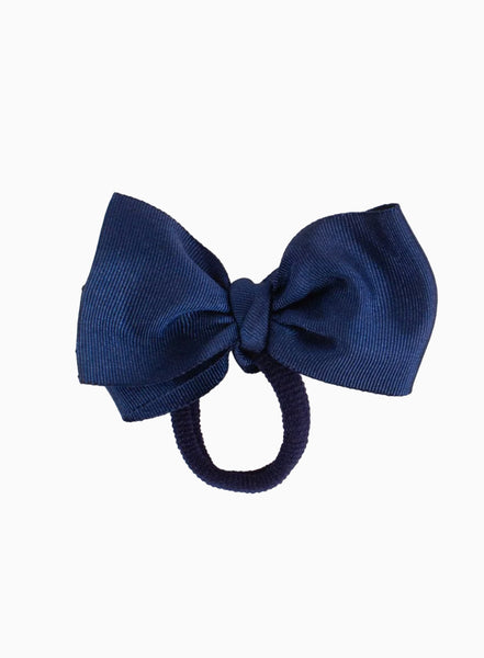 Lily Rose - Velvet Bow Hair Bobble in Red - Trotters London