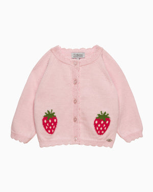 Baby Strawberry Cardigan