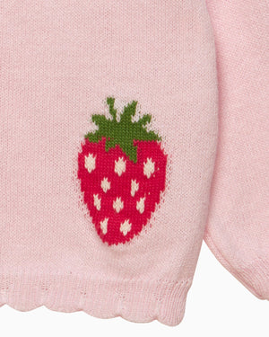 Baby Strawberry Cardigan