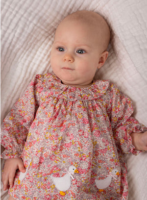 Baby Claire Floral Duck Dress