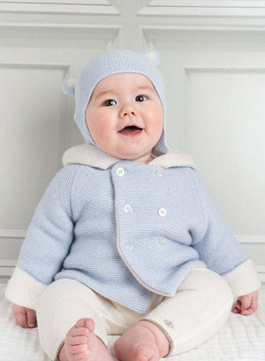 Lapinou Hat Little Teddy Hat in Blue