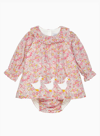 Baby Claire Floral Duck Dress