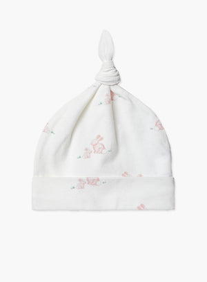 Baby Hat in Pale Pink Bunny