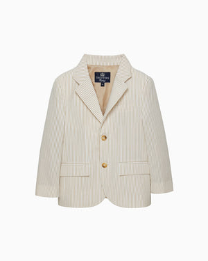 Sebastian Blazer in Oatmeal Stripe