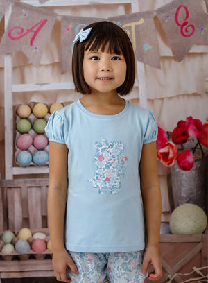 Shorts Set in Blue Peppa Meadow