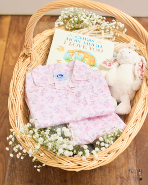 Woven Short Bunny Pajama Set