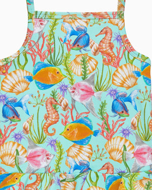 Hamptons Swim Swimsuit Baby Peplum Swimsuit in Tropical