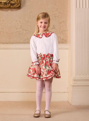 Lily Rose Skirt Bow Skirt in Carline