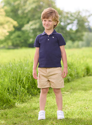 Thomas Brown Polo Harry Piqué© Polo in Navy