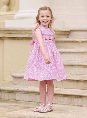 Confiture Dress Cherry Smocked Dress