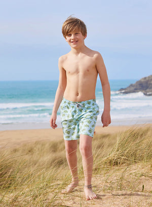 Boys Swimshorts in Turtle