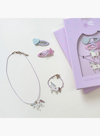 Unicorn Hair & Jewellery Set