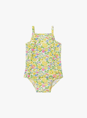 Baby Frill Swimsuit in Yellow Betsy