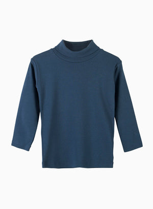 Unisex Classic Turtle Neck in Navy