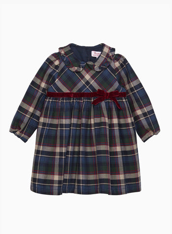 Confiture Dress Baby Bonnie Tartan Dress